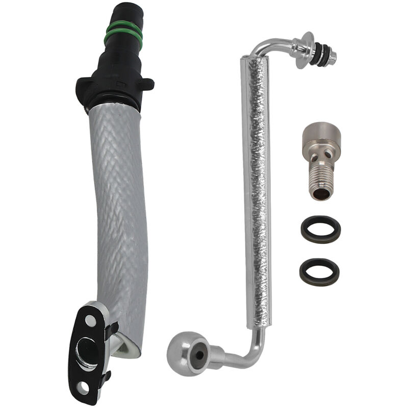 Image of 2x Turbolader Ölleitung für Opel Astra J Cascada Corsa D E Insignia Zafira C 1.4