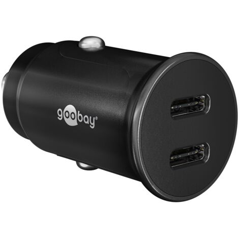 2x USB-C PD 3A 30W Autoladegerät Goobay