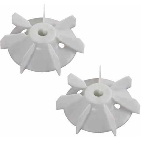 2x Ventilateur de moteur électrique universel 80mm x 19,2mm 5 lames Refroidissement Ventilation Régulateur Réparation Pompe