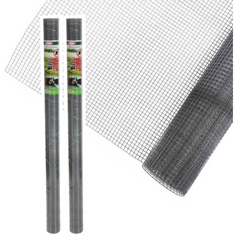 2x Wühlmausgitter 210x110cm Nagerschutz Beetgitter Volierendraht Schutz Maulwurf