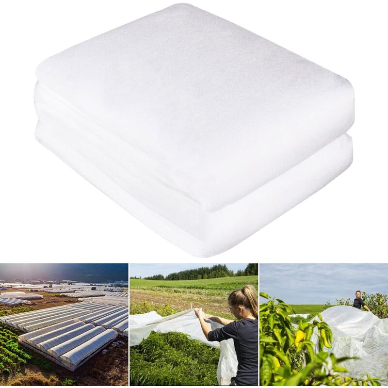 2x10M Voile Hivernage, Voile D'hivernage, Housses de Protection pour Plantes, Voile d Hivernage pour Plantes Exterieur, Voile Hivernage Plante