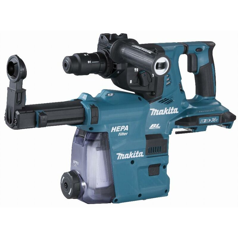 Makita - Taladro sds+ 36 v => 2 x 18 v Li-Ion 28 mm Sin batería ni cargador - DHR283ZWJU