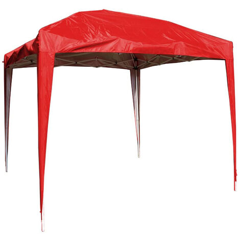 2x2m Garden Gazebo Top Cover Roof Replacement Tent Canopy Red