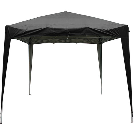 2x2m Garden Gazebo Top Sun Cover Roof Replacement Tent Canopy Black