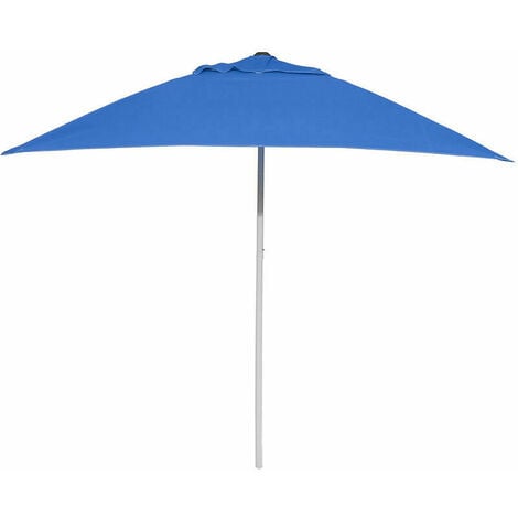 2x2M Parasol soleil UV poteaux de protection en acier extérieur jardin patio marché Bleu