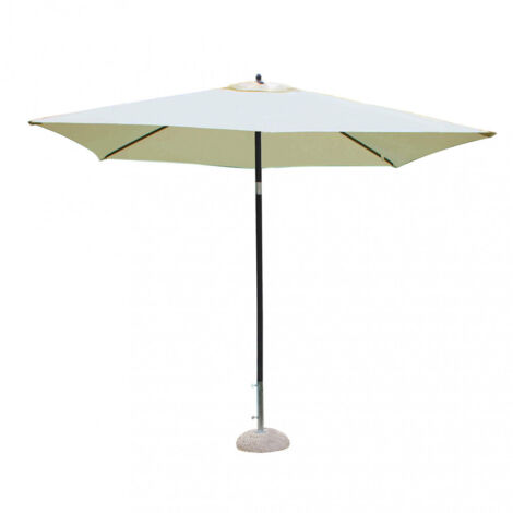 2x3 mètres parapluie de jardin avec pôle pliant omnia  Beige