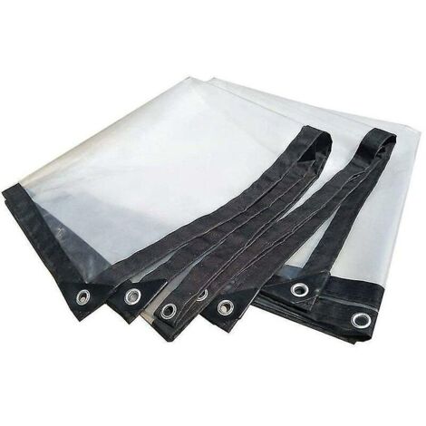 (2x3m) Bche Transparente Avec Illets - Grande Bche Extrieure, Rsistante Au Soleil, Impermable, Rsistante Aux Intempries, Convient Pour Les Meubles