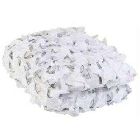 (2x3m) voile de parasol camouflage blanc pour patio toit ombrage piscine jardin mobilier de jardin parasol voile