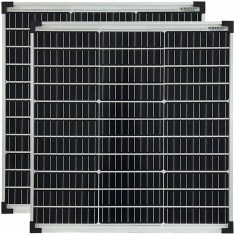 2x60 Watt Mono Solarmodule 10 Busbars 210mm Zellformat Solarpanel