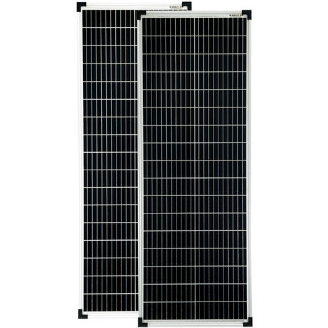 2x80 Watt Mono Solarmodule 10 Busbars 210mm Zellformat Solarpanele