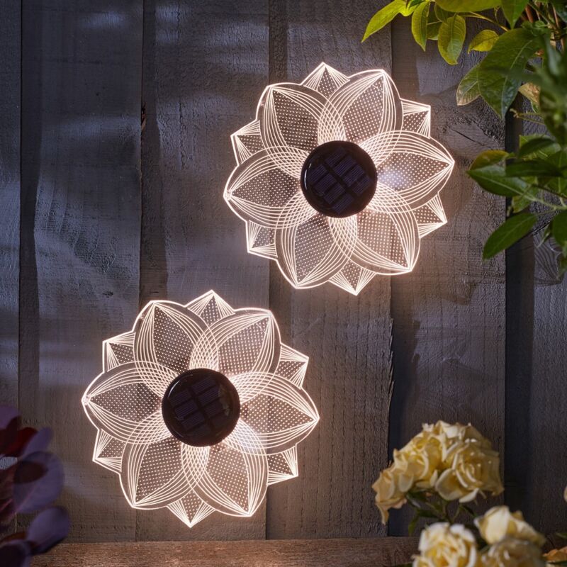 Image of 2xSmart Garden Solar BloomLine Flower LED&hellip;