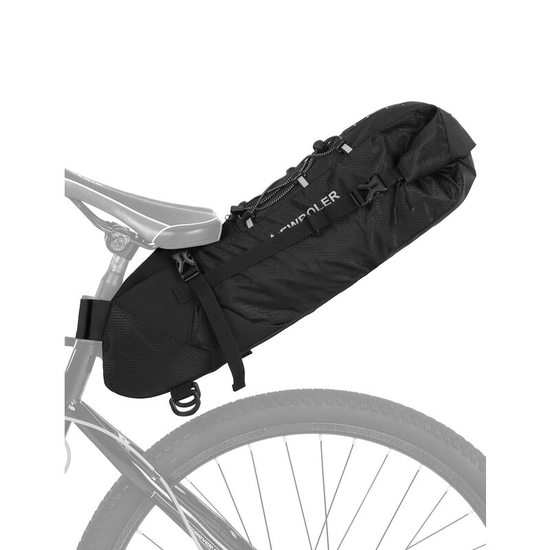 

3-10L Bolsa de sillin desde el asiento Velo De Ruta Mtb posterior de la bici bolsa trasera del paquete Bajo Bolsa de sillin, Negro