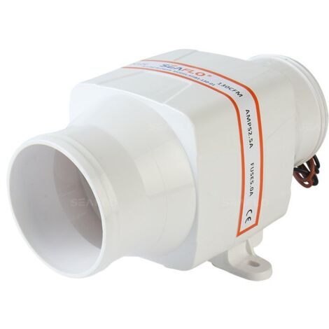 3" 130 CFM Ventilateur de cale en Ligne 12v