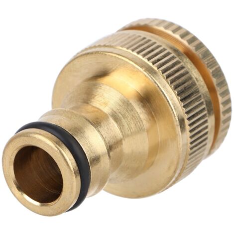 3/4 Brass Quick Connection Hose Connector Water Pipe Adapter for Home Garden