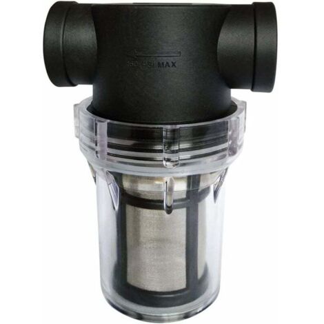 3/4"-Inline-Wasserpumpensieb mit 80-Mesh-Edelstahlfilter
