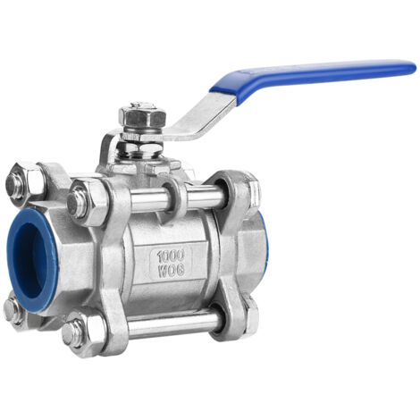 3/4"-NPT-Kugelhahn aus Edelstahl – voller Durchgang, Güteklasse 304, 1000 WOG