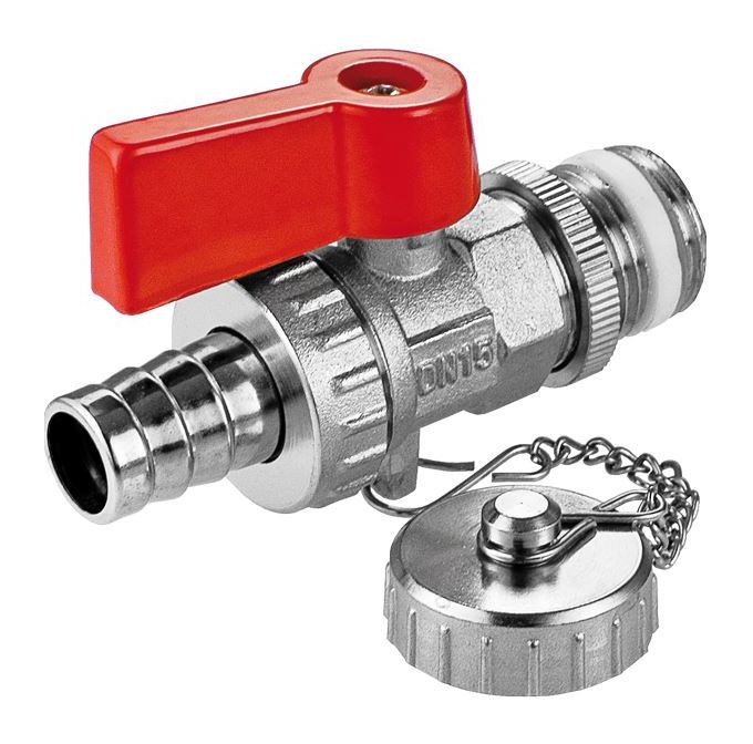 3/4inch Water Drain Valve Cock Tap With Garden Hose Plug