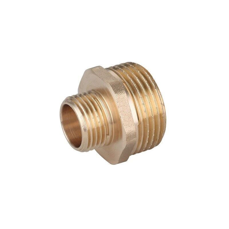 3/4 x 1/2in BSP Male Thread Pipe Reducer Nipple Brass Fittings Couplings