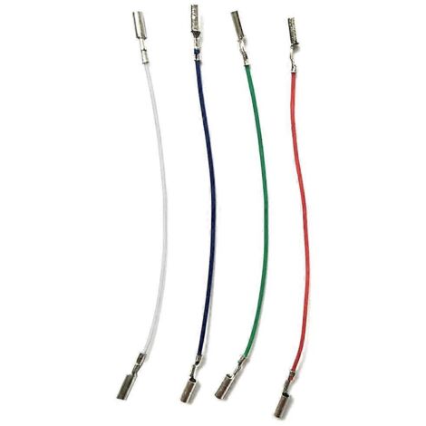 3/4PCS Câble phono pour cellule, fils de connexion pour porte-cellule phono de platine vinyle - C-