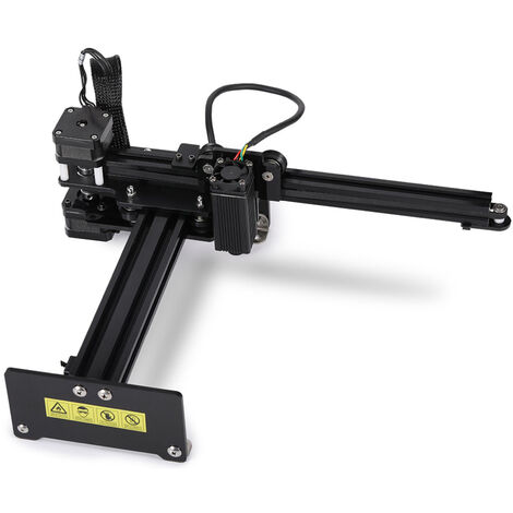 3 600mW 405nm Machine de gravure laser Graveur laser Imprimante Portable Carver DIY Zone de travail laser 170x170mm Compatible avec le logiciel GRBL, Noir-EU 600mW 405nm ( NEJE00485 )