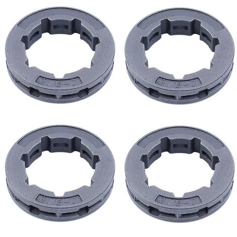 3/8" 7T Pignon de Jante 22mm pour Husqvarna 362 365 371 372 STIHL 046 064 066 MS361 MS362 MS440 MS441 MS460 MS660 Tronçonneuse（4 pièces）
