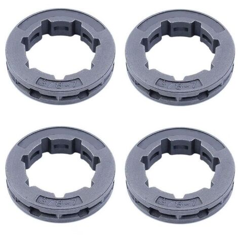 3/8" 7T Pignon de Jante 22mm pour Husqvarna 362 365 371 372 STIHL 046 064 066 MS361 MS362 MS440 MS441 MS460 MS660 Tronçonneuse（4 pièces）