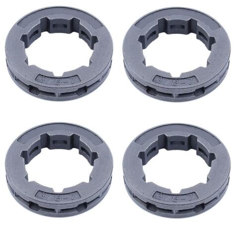 3/8" 7T Pignon de Jante 22mm pour Husqvarna 362 365 371 372 STIHL 046 064 066 MS361 MS362 MS440 MS441 MS460 MS660 Tronçonneuse（4 pièces）