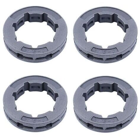 3/8" 7T Pignon de Jante 22mm pour Husqvarna 362 365 371 372 STIHL 046 064 066 MS361 MS362 MS440 MS441 MS460 MS660 Tronçonneuse（4 pièces）