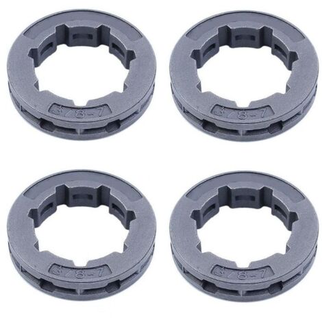 3/8" 7T Pignon de Jante 22mm pour Husqvarna 362 365 371 372 STIHL 046 064 066 MS361 MS362 MS440 MS441 MS460 MS660 Tronçonneuse（4 pièces）