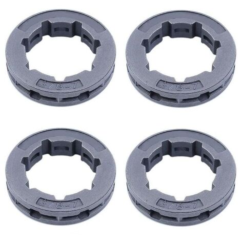 3/8" 7T Pignon de Jante 22mm pour Husqvarna 362 365 371 372 STIHL 046 064 066 MS361 MS362 MS440 MS441 MS460 MS660 Tronçonneuse（4 pièces）-LIAIKI