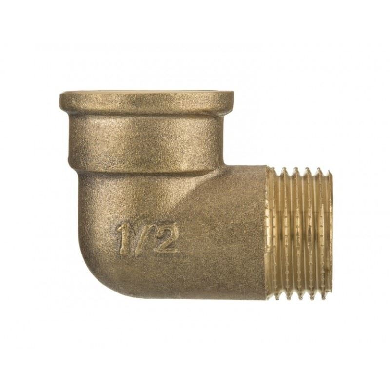 3/8' BSP Thread Pipe Connection Elbow Male x Female Screwed Fittings Iron Cast Brass