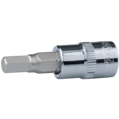 3/8" CHROMEplus Bit-Stecknuss Innensechskant, 3/8"