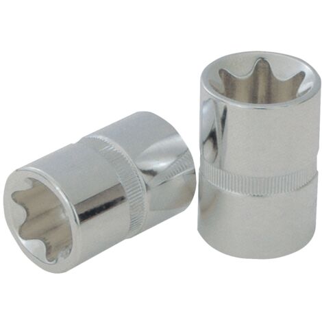 3/8" CHROMEplus Torx-E-Stecknuss, E10