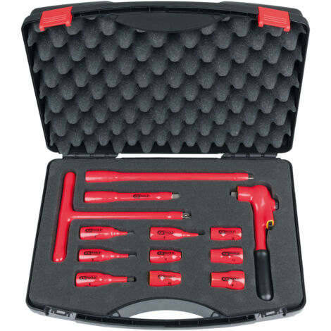 3/8" Coffret de douilles isolées, 13 pcs
