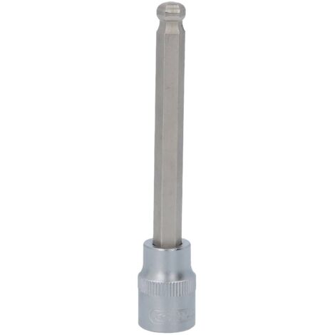 3/8" Douilles tournevis 6 pans intérieur à tête sphérique, longues, 8mm