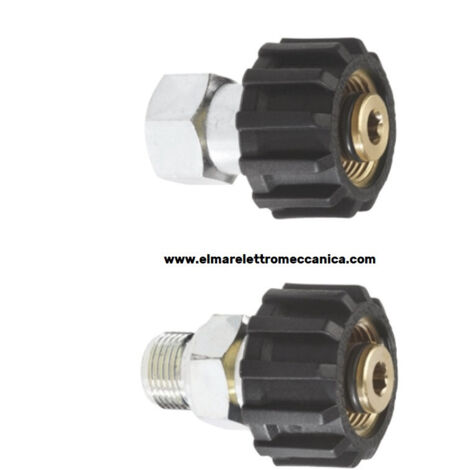 3/8" F MECLINE ARF Raccordo Attacco rapido girevole a GHIERA idropulitrice