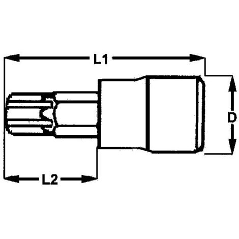3/8 hexagonal, douille 3 mm  Tengtools M381503-C