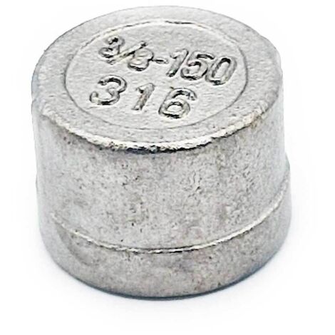 3/8" Innengewindestopfen, Edelstahl
