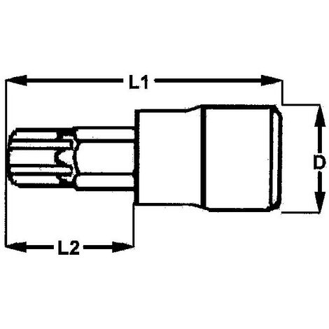 3/8 Innensechskant, 55mm  Tengtools M3815055-C