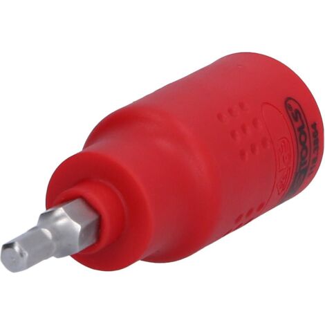 3/8" Isolierte Bit-Stecknuss Innensechskant, 4mm, 60mm lang