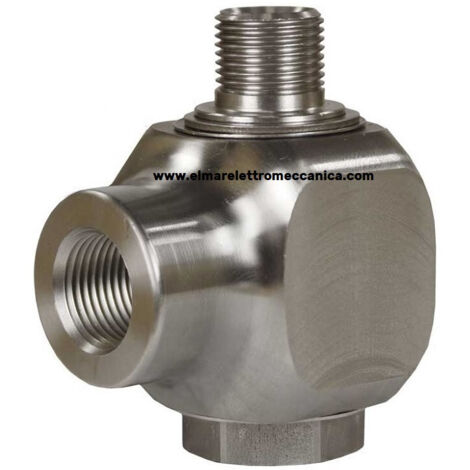 3/8" M x 3/8" F 400 BAR Giunto girevole 90° ST 322  Autolavaggio Car Wash