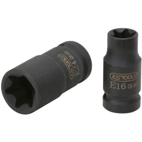 3/8" Torx-E-Kraft-Stecknuss, kurz, E12