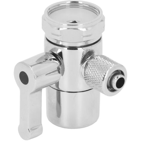 3/8in Faucet Diverter Valve M22 Female Thread Thickened Brass Sink Faucet Splitter for Bathroom Kitchen