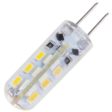3 Ampoules Spot 2w 24 Led G4 Pin Socket Warm Cold White Light 12v