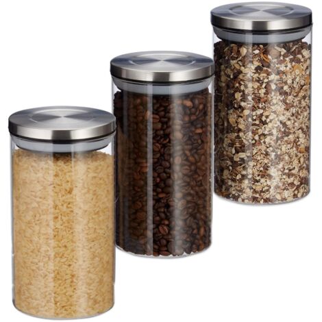 3 Barattoli conservazione 1000 ml