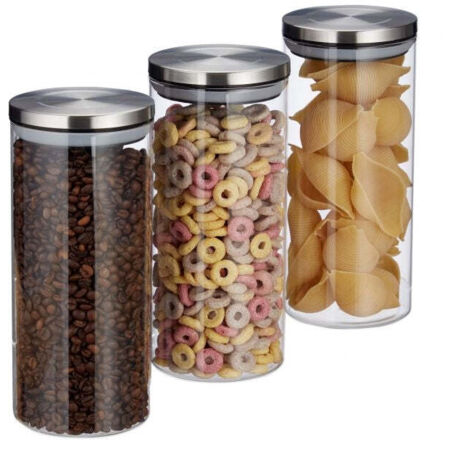 3 Barattoli conservazione 1300 ml