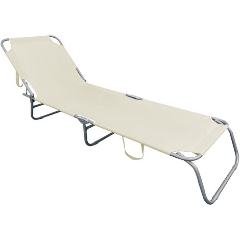 3-Bein Gartenliege Sonnenliege186x55x24cm-DGM4001BG-var