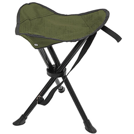 3-Bein Hocker Campinghocker -MAS1002-Olivgrün
