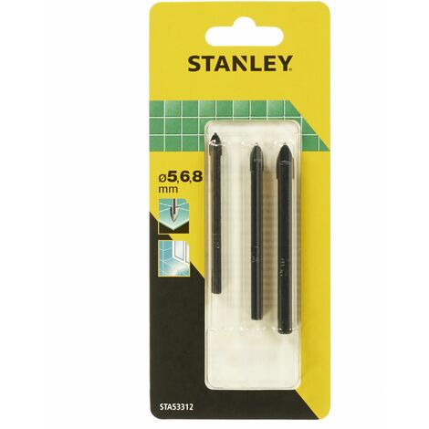 3 Brocas para vidrio y cerámica ø 568 mm  STY-STA53312-QZ