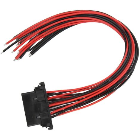 3 câbles adaptateurs OBD2 16 broches 30 cm, connecteur femelle anti-vieillissement, remplacement pour KIA, pièces auto fiables.